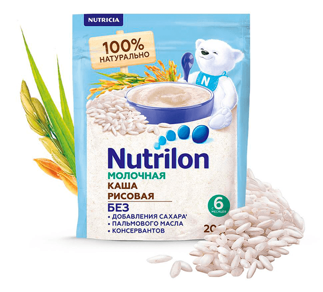 Молочная рисовая каша Nutrilon®